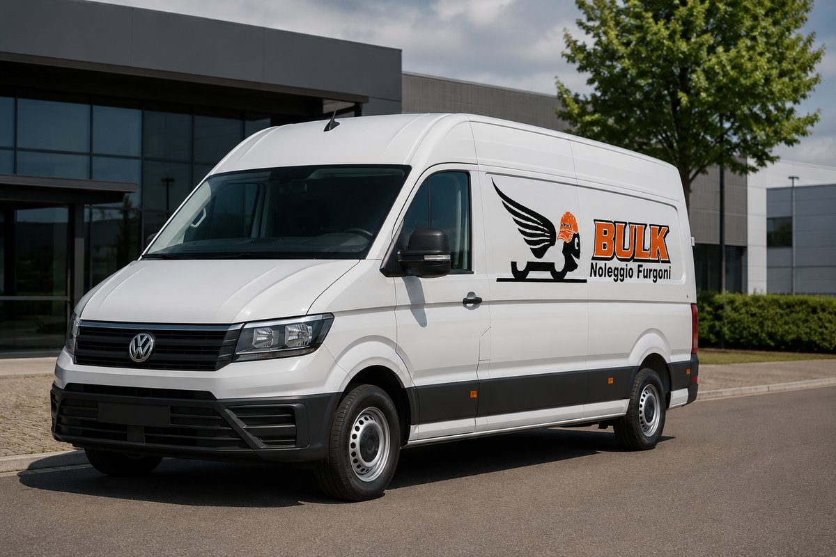 Furgone Volkswagen brandizzato Bulk Noleggio Furgoni